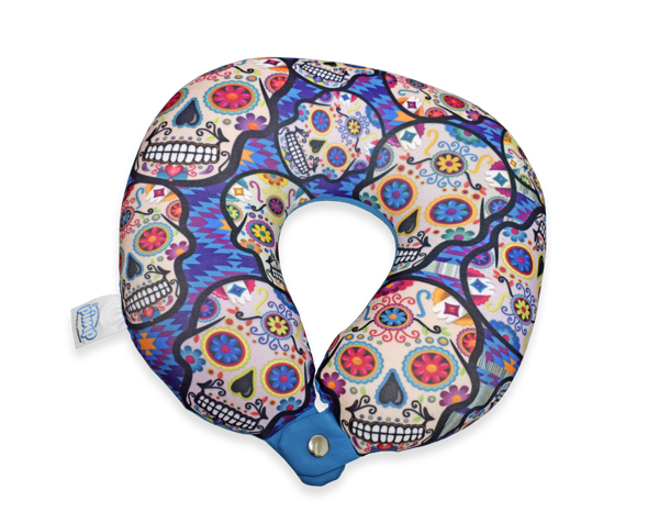 Imagen de Almohada de Cuello MX Calaveras